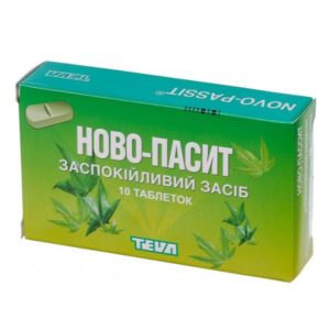 Novo Passit 10-30 tablets